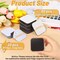 20 Pieces Larger Square Blanks, 20 PCS Fridge Magnets for Custom Refrigerator Oven Décor Office Calendar DIY Crafts (6 x 6 cm)
